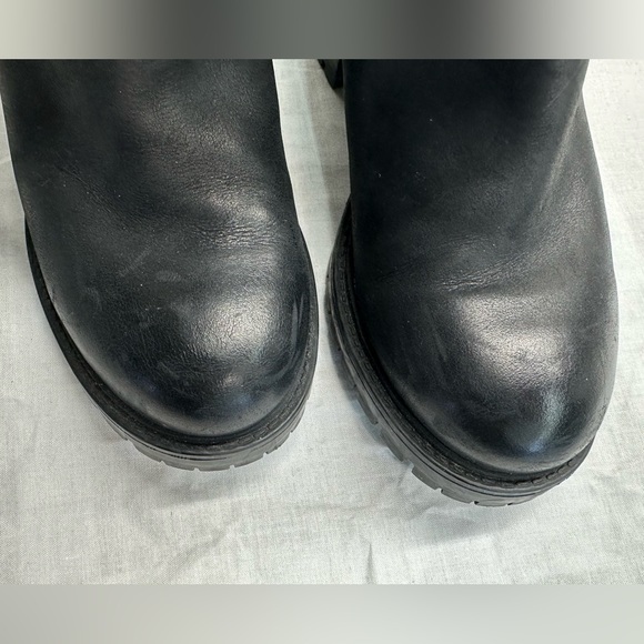 ROSS & SNOW Shearling Moto Boots - Picture 5 of 12